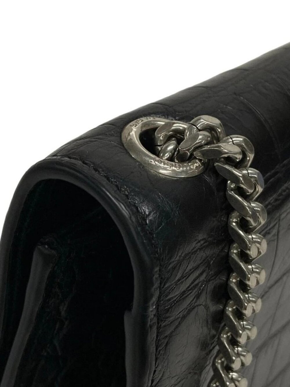 SAINT LAURENT PARIS Kate Medium 354119 Black Leather Shoulder Bag - Picture 8 of 15